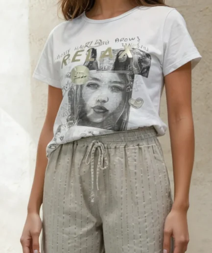 Donna Woman Printed Tee