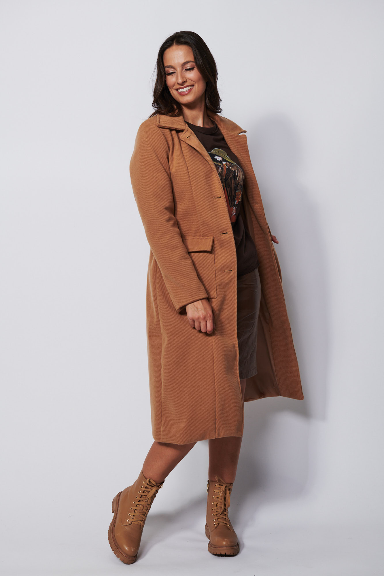 Bologna Trench Jacket with Belt - Amici | Made In Italy