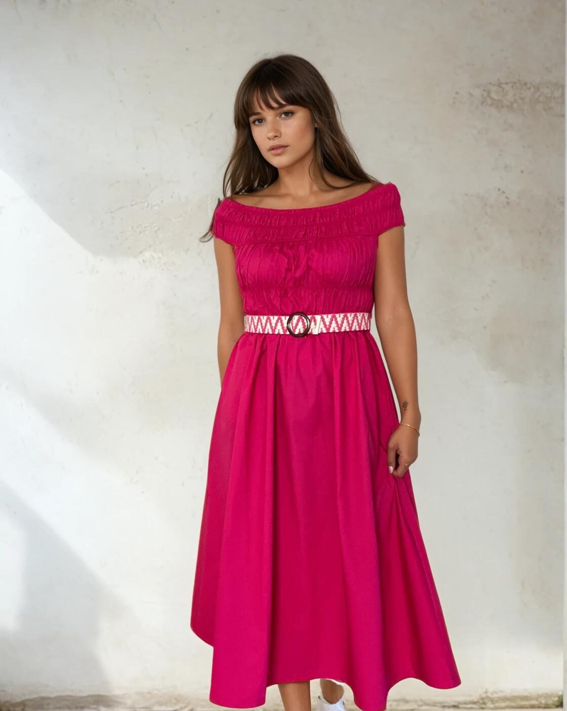 Cleveland Dress with Removable Belt