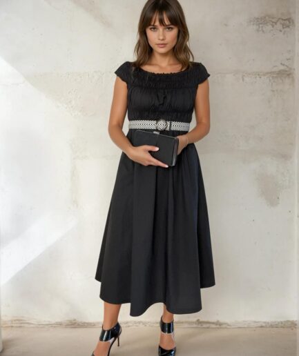Cleveland Dress with Removable Belt