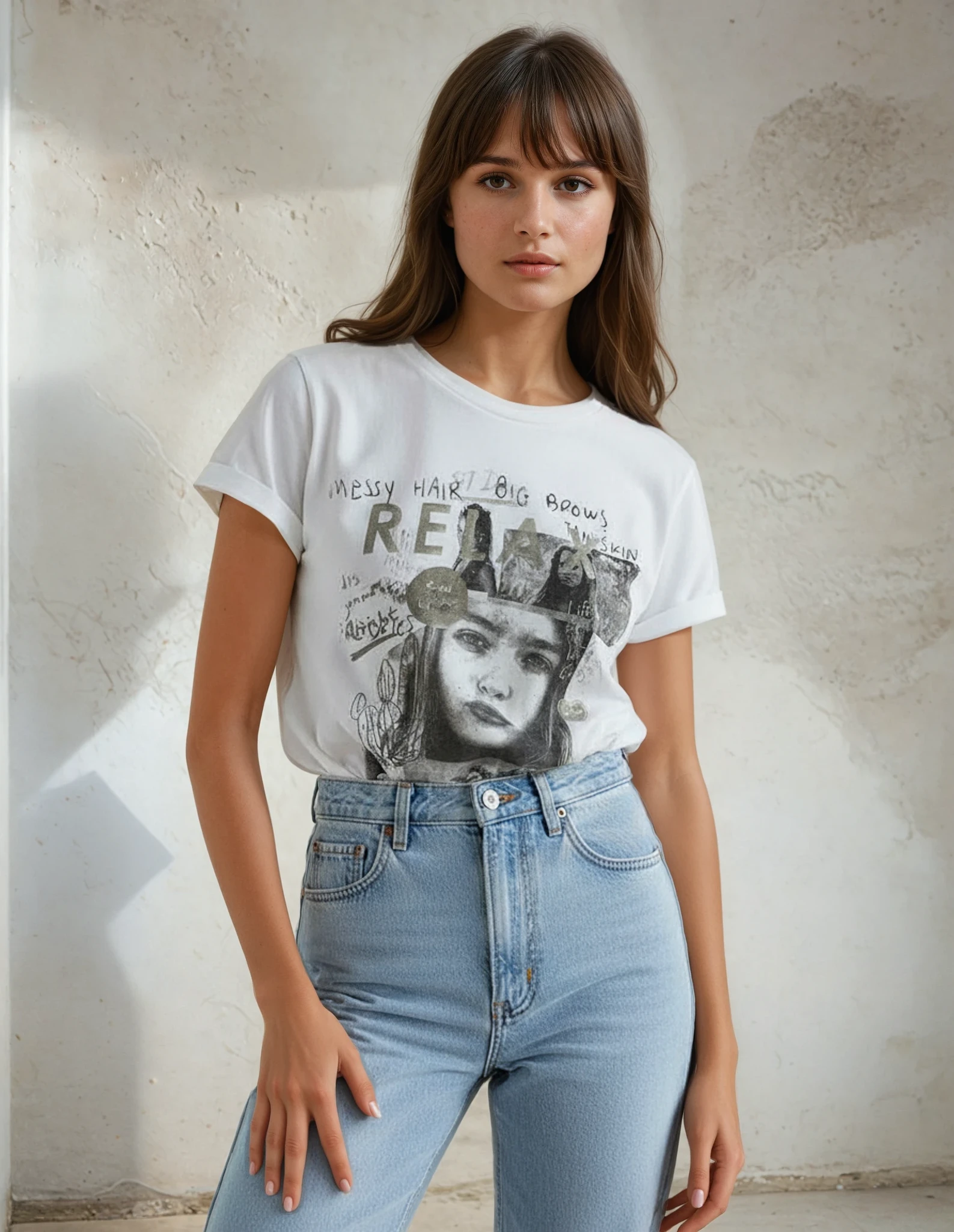 Donna Woman Printed Tee