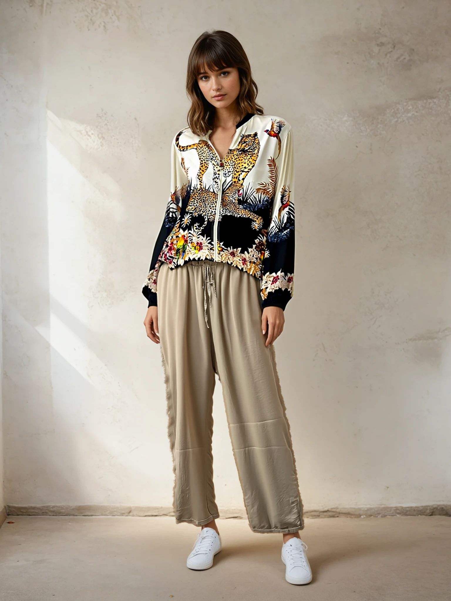 Eva Silk Blend Pant